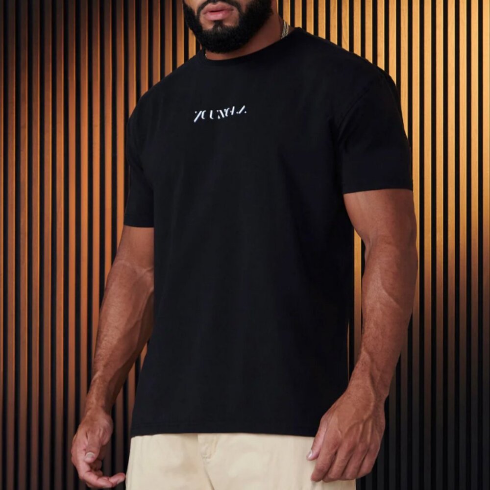 YoungLA 470 Abstract Tees Black